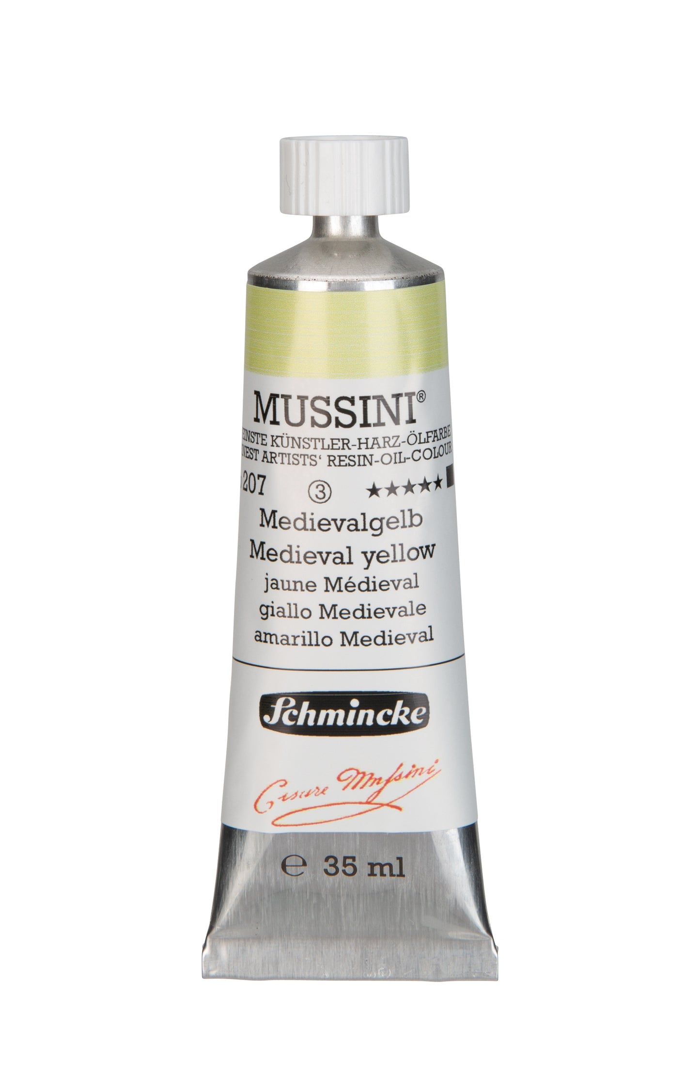 Schmincke Finest Artists’ Resin-Oil Colors. Mussini Series 10, Opaque and Semi-Opaque 35ml Tubes