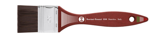 Borciani e Bonazzi SERIES 310 MOTTLER WITH DARK-RED VIOLET SYNTHETIC FIBER AND WOODEN HANDLE
