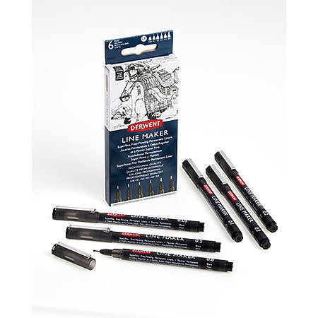 Derwent Line Maker Sets - Black, Color, and Sepia