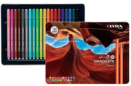 Lyra Graduate Fineliner Set of 20 Colors