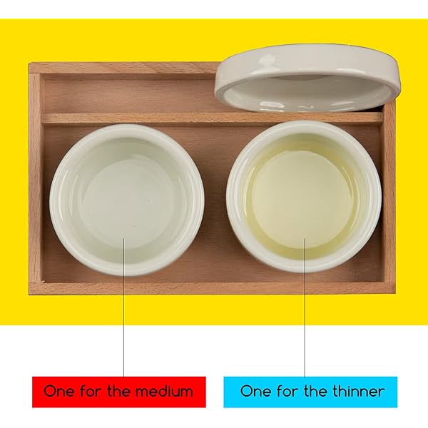 Juego de cucharones de pintura de porcelana Meeden