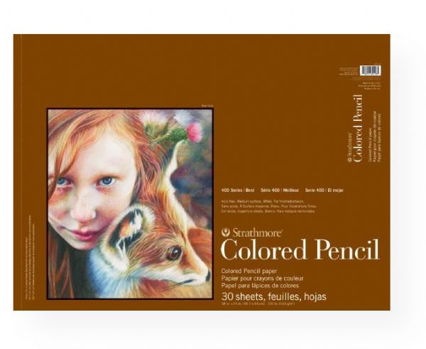Strathmore Colored Pencil Spiral Paper Pad 9X12-30 Sheets -62477900