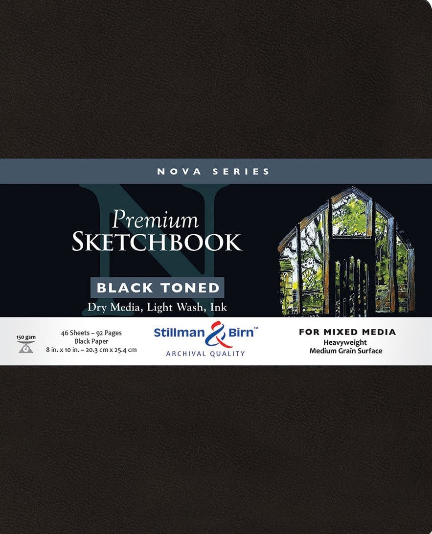 Stillman & Birn Nova Series Black Toned Softcover Sketchbook