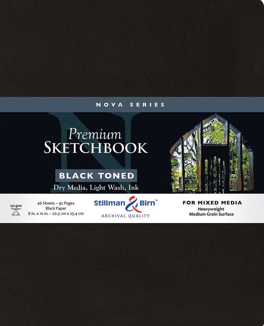 Stillman & Birn Nova Series Black Toned Softcover Sketchbook