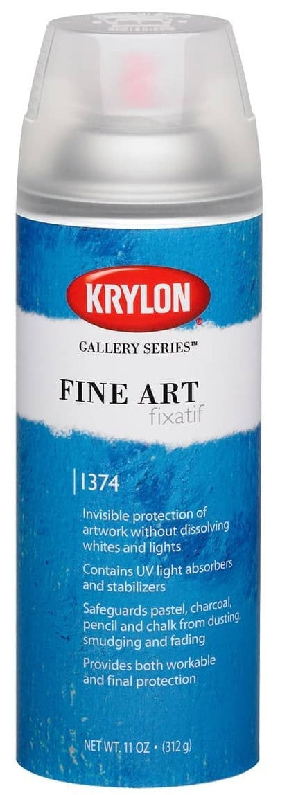 Krylon Gallery Series Fine Art Fixative, 11oz Can