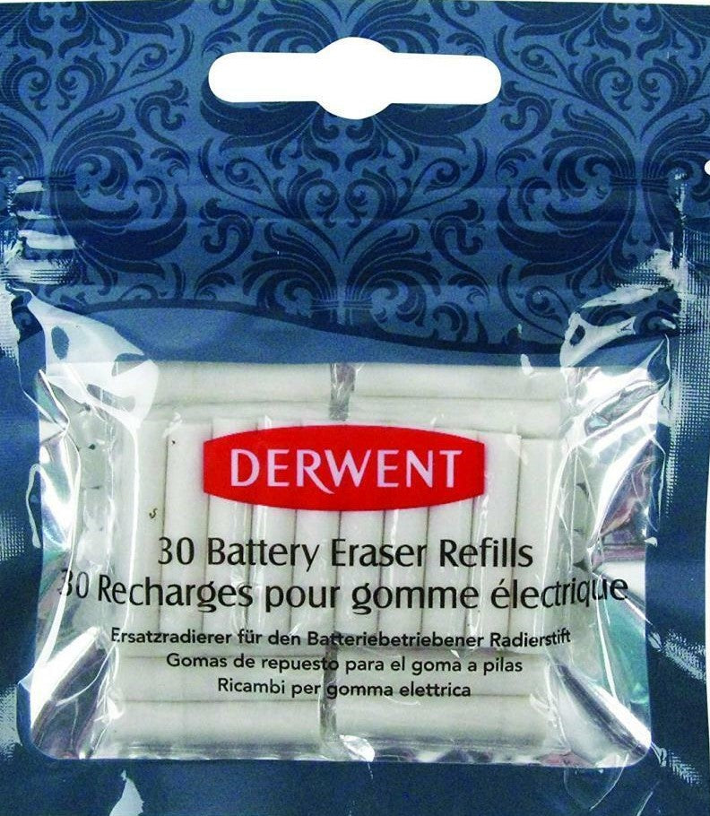 Derwent Battery Eraser Refills (30 Pieces)