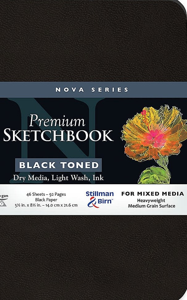 Stillman & Birn Nova Series Black Toned Softcover Sketchbook