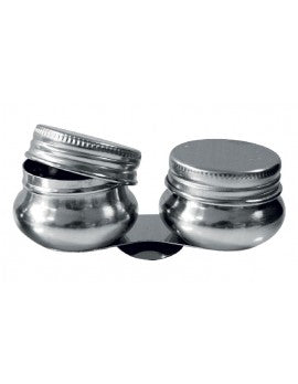 Metal Cup with Screw-on Cap for Paint Mediums