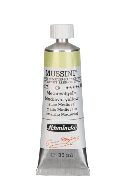 Schmincke Finest Artists’ Resin-Oil Colors. Mussini Series 10, Opaque and Semi-Opaque 35ml Tubes