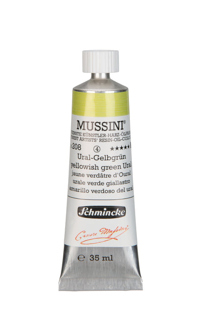 Schmincke Finest Artists’ Resin-Oil Colors. Mussini Series 10, Opaque and Semi-Opaque 35ml Tubes