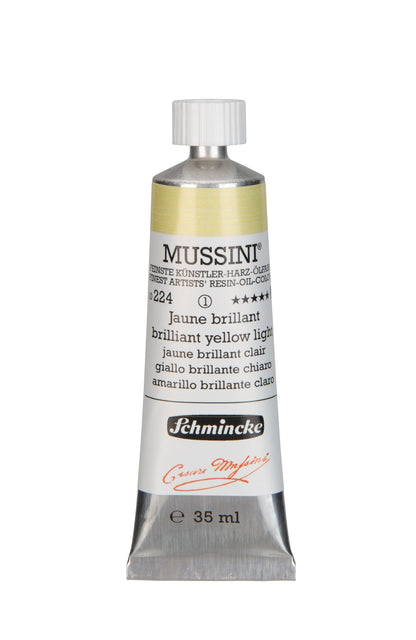 Schmincke Finest Artists’ Resin-Oil Colors. Mussini Series 10, Opaque and Semi-Opaque 35ml Tubes