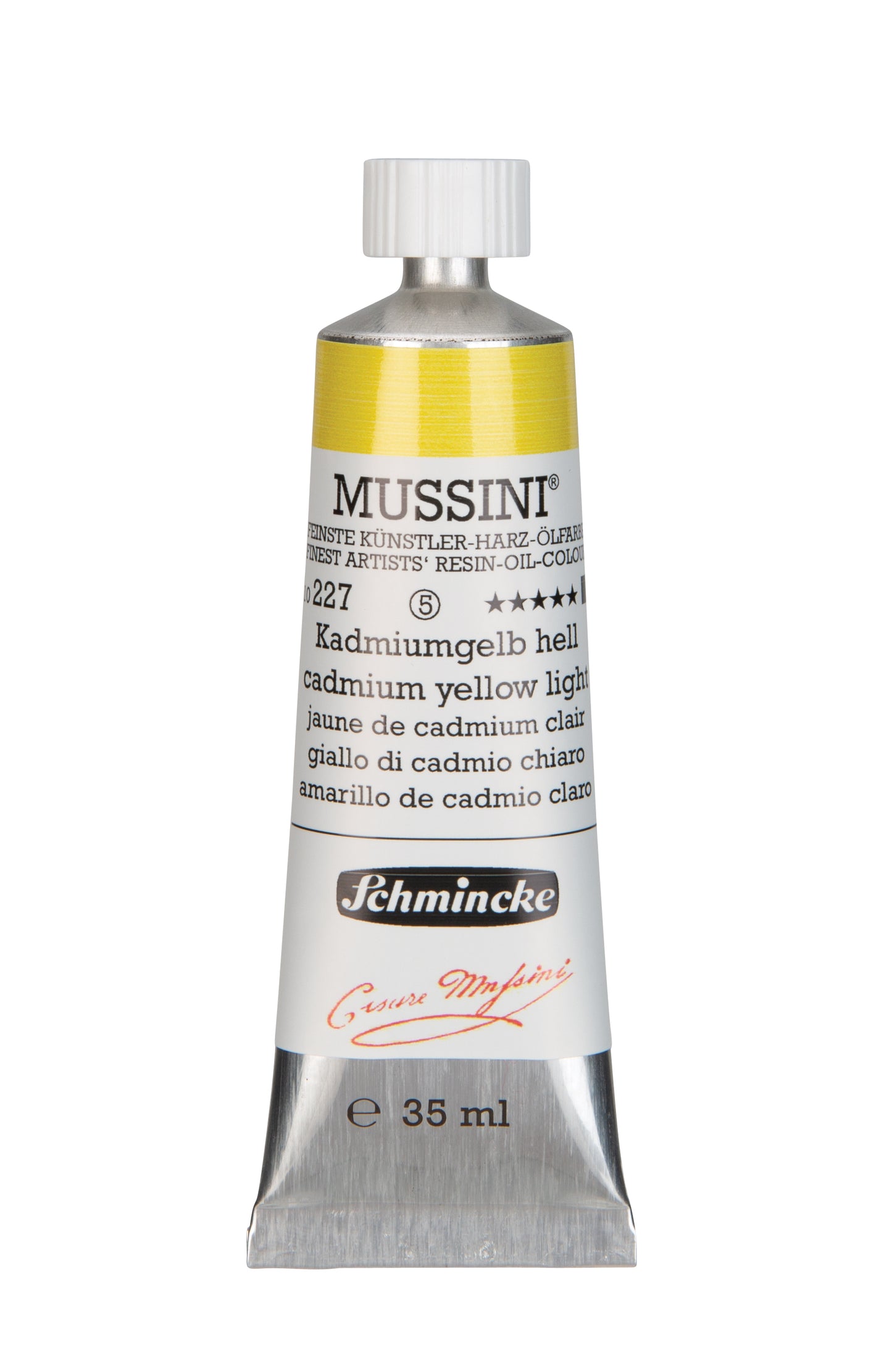 Schmincke Finest Artists’ Resin-Oil Colors. Mussini Series 10, Opaque and Semi-Opaque 35ml Tubes