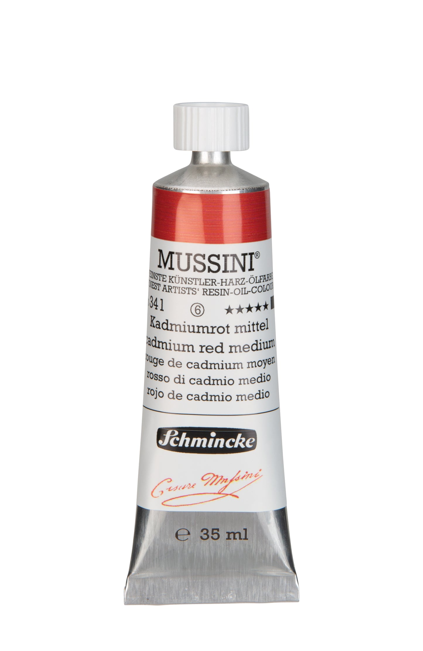 Schmincke Finest Artists’ Resin-Oil Colors. Mussini Series 10, Opaque and Semi-Opaque 35ml Tubes
