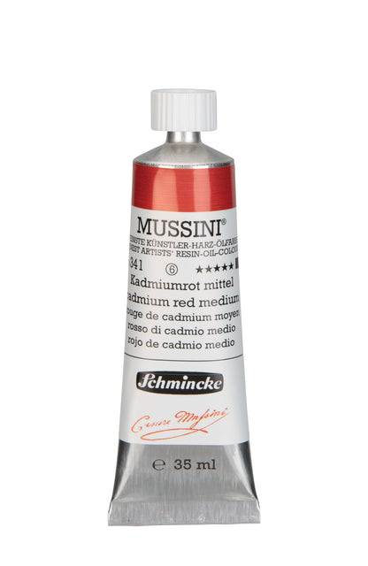 Schmincke Finest Artists’ Resin-Oil Colors. Mussini Series 10, Opaque and Semi-Opaque 35ml Tubes