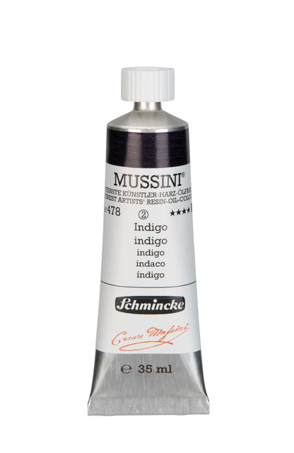 Schmincke Finest Artists’ Resin-Oil Colors. Mussini Series 10, Opaque and Semi-Opaque 35ml Tubes