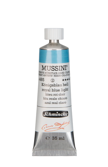 Schmincke Finest Artists’ Resin-Oil Colors. Mussini Series 10, Opaque and Semi-Opaque 35ml Tubes