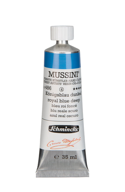 Schmincke Finest Artists’ Resin-Oil Colors. Mussini Series 10, Opaque and Semi-Opaque 35ml Tubes