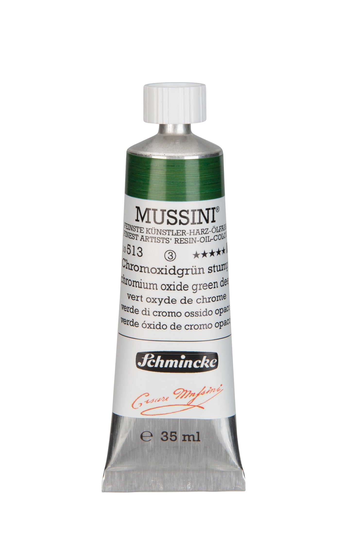 Schmincke Finest Artists’ Resin-Oil Colors. Mussini Series 10, Opaque and Semi-Opaque 35ml Tubes