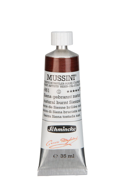Schmincke Finest Artists’ Resin-Oil Colors. Mussini Series 10, Opaque and Semi-Opaque 35ml Tubes