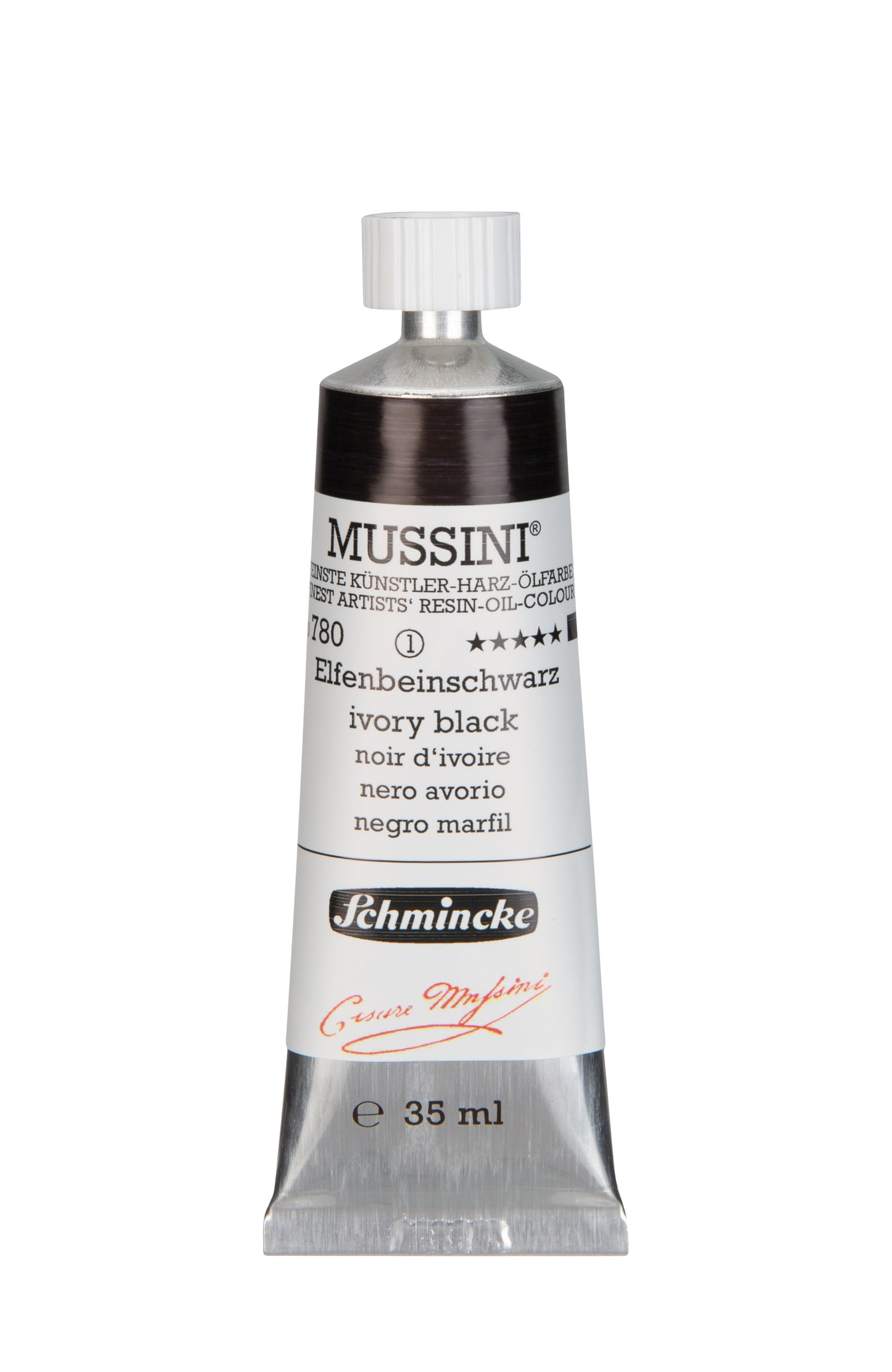 Schmincke Finest Artists’ Resin-Oil Colors. Mussini Series 10, Opaque and Semi-Opaque 35ml Tubes