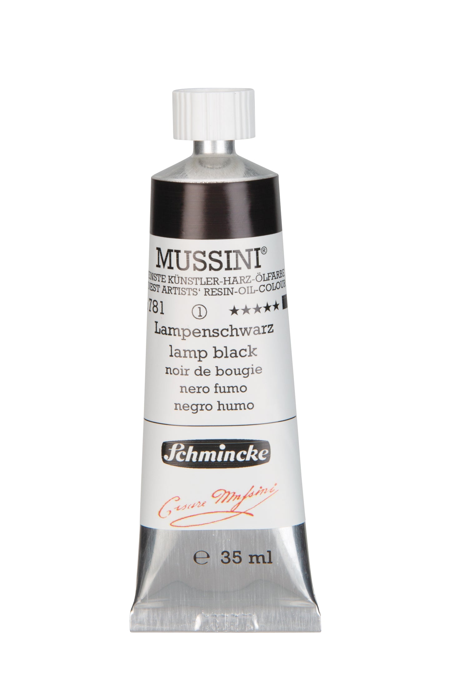 Schmincke Finest Artists’ Resin-Oil Colors. Mussini Series 10, Opaque and Semi-Opaque 35ml Tubes
