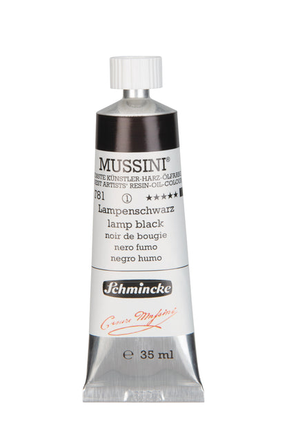 Schmincke Finest Artists’ Resin-Oil Colors. Mussini Series 10, Opaque and Semi-Opaque 35ml Tubes