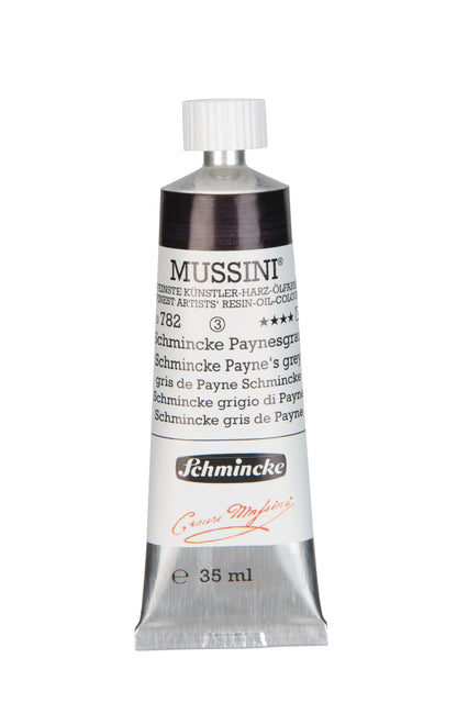 Schmincke Finest Artists’ Resin-Oil Colors. Mussini Series 10, Opaque and Semi-Opaque 35ml Tubes