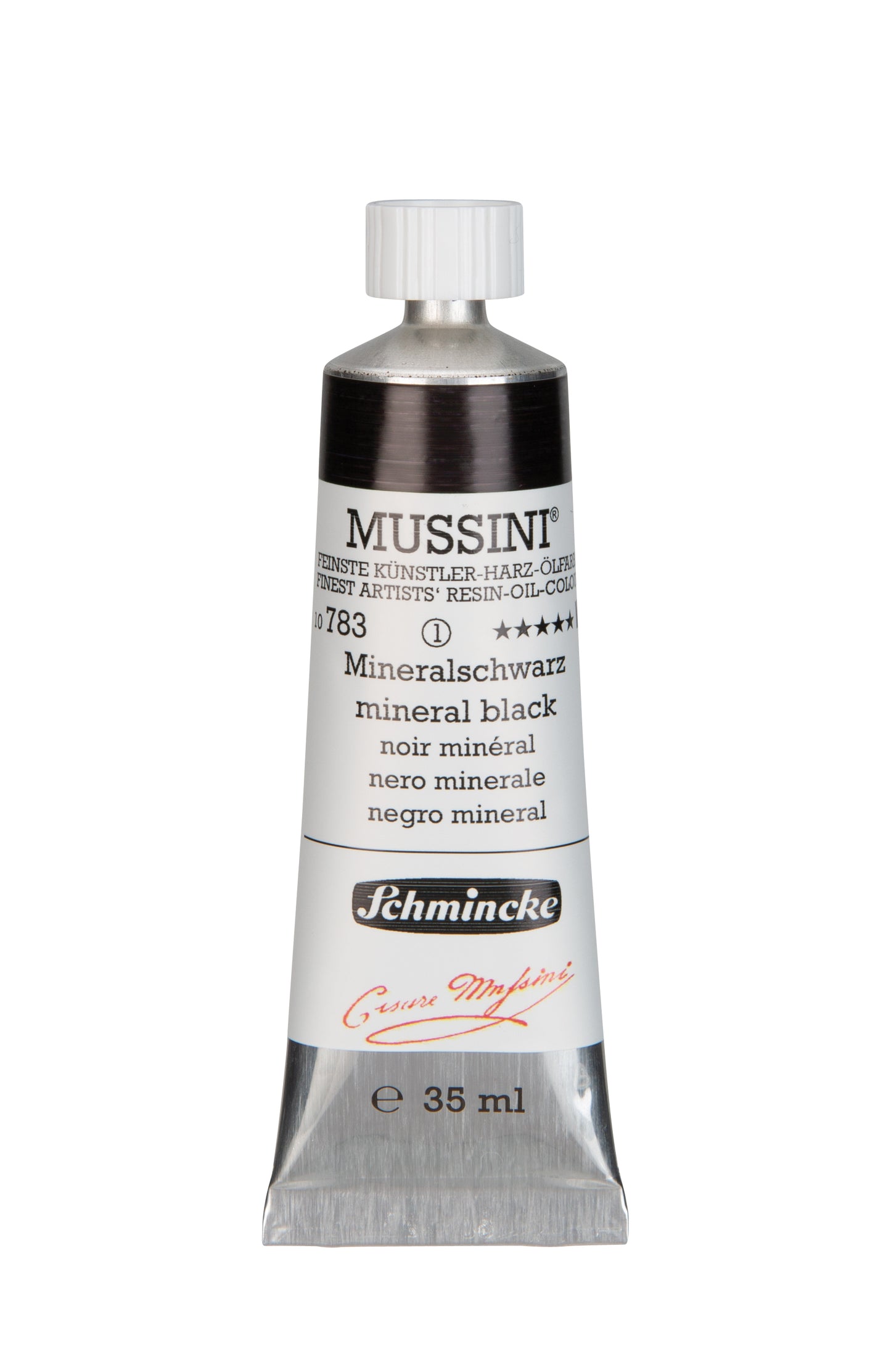 Schmincke Finest Artists’ Resin-Oil Colors. Mussini Series 10, Opaque and Semi-Opaque 35ml Tubes