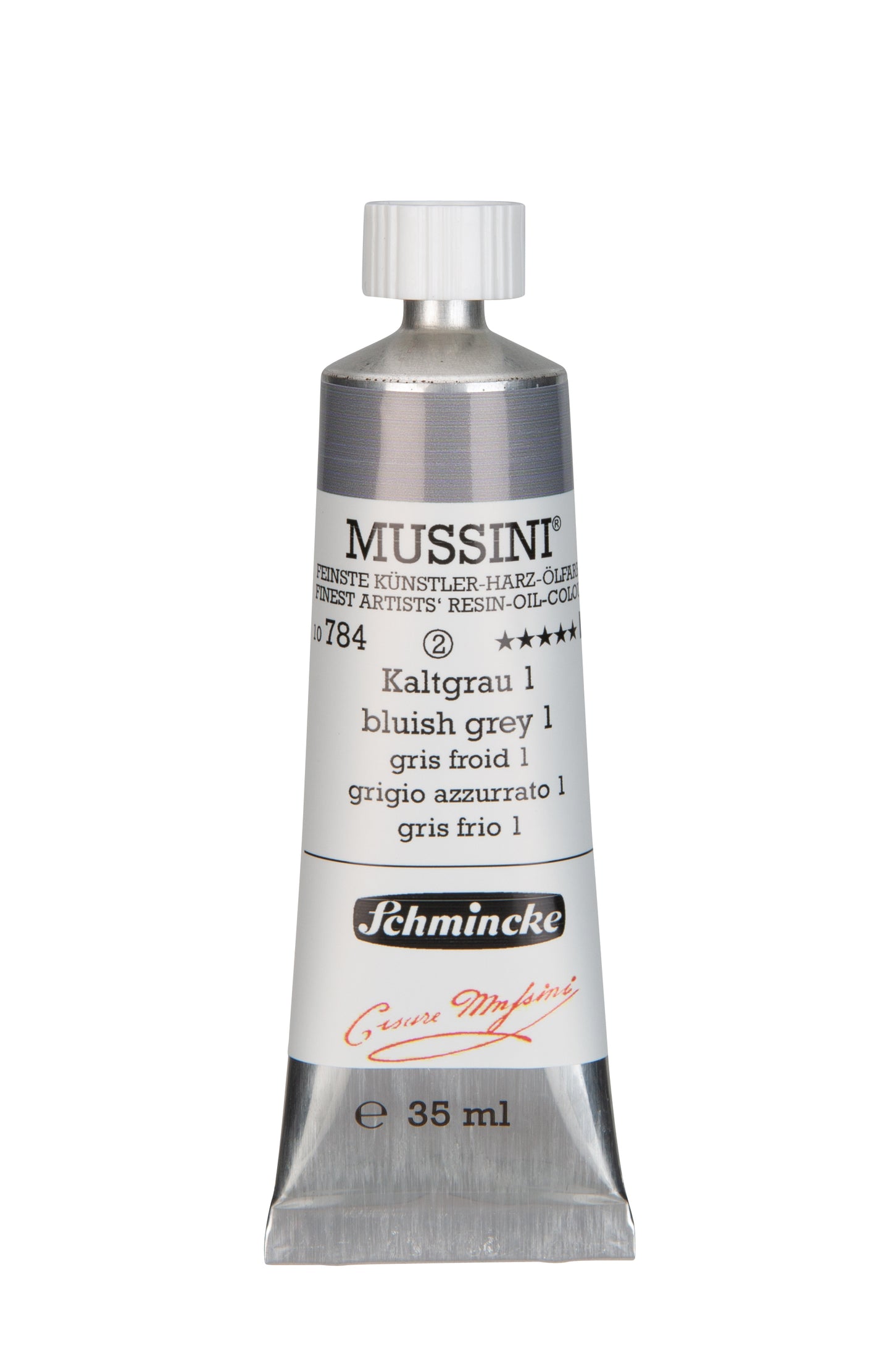 Schmincke Finest Artists’ Resin-Oil Colors. Mussini Series 10, Opaque and Semi-Opaque 35ml Tubes