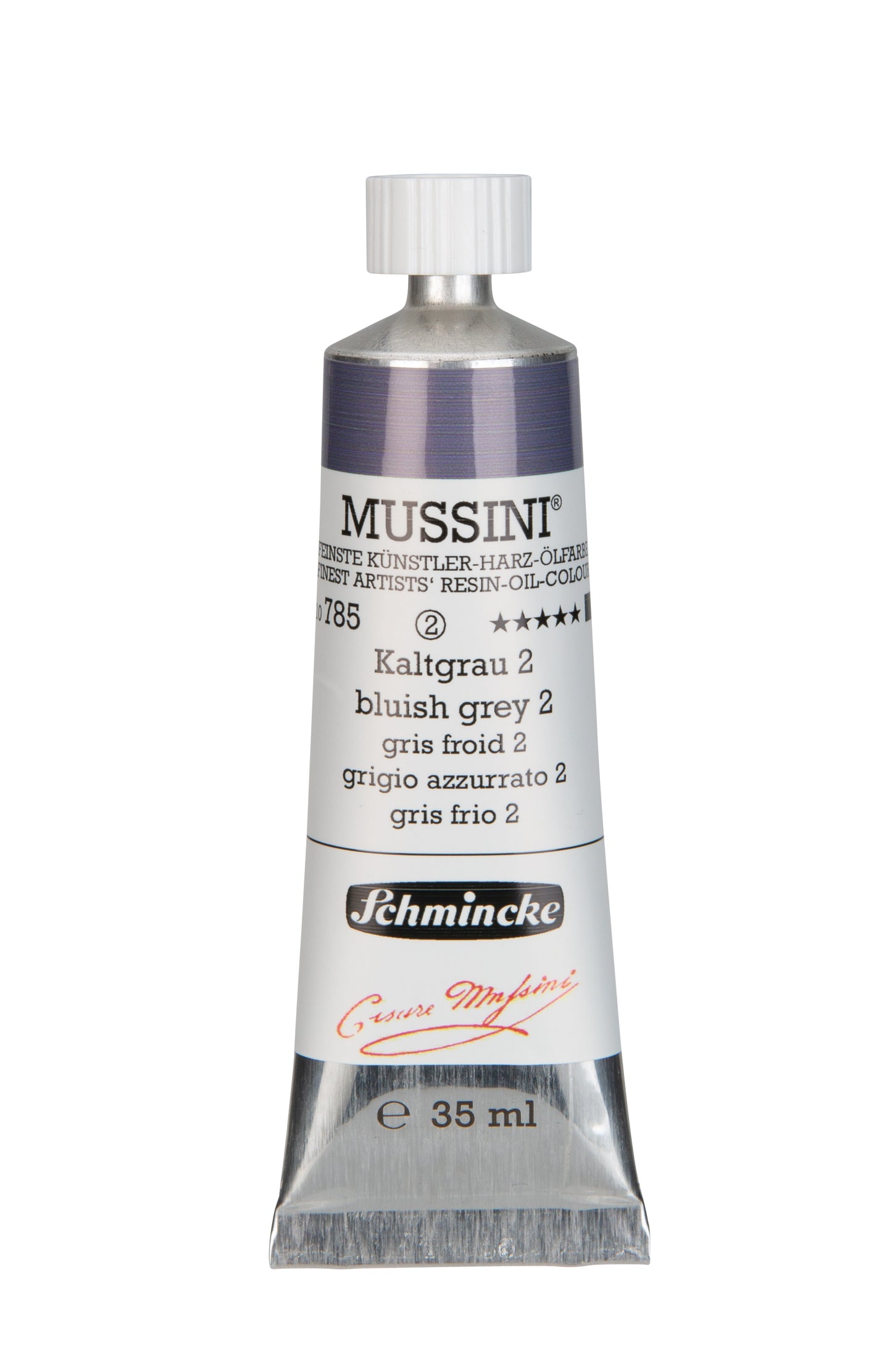 Schmincke Finest Artists’ Resin-Oil Colors. Mussini Series 10, Opaque and Semi-Opaque 35ml Tubes