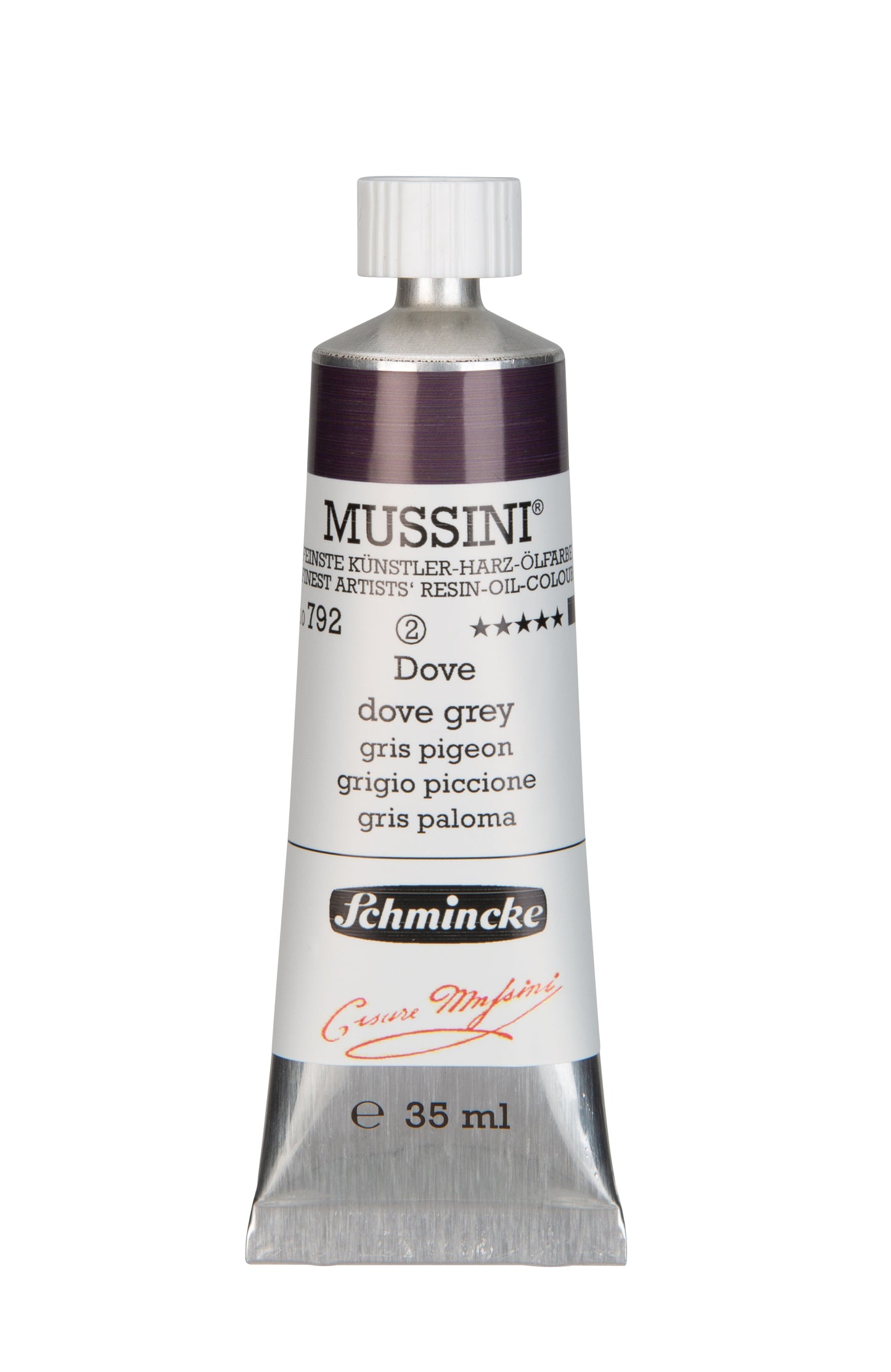 Schmincke Finest Artists’ Resin-Oil Colors. Mussini Series 10, Opaque and Semi-Opaque 35ml Tubes