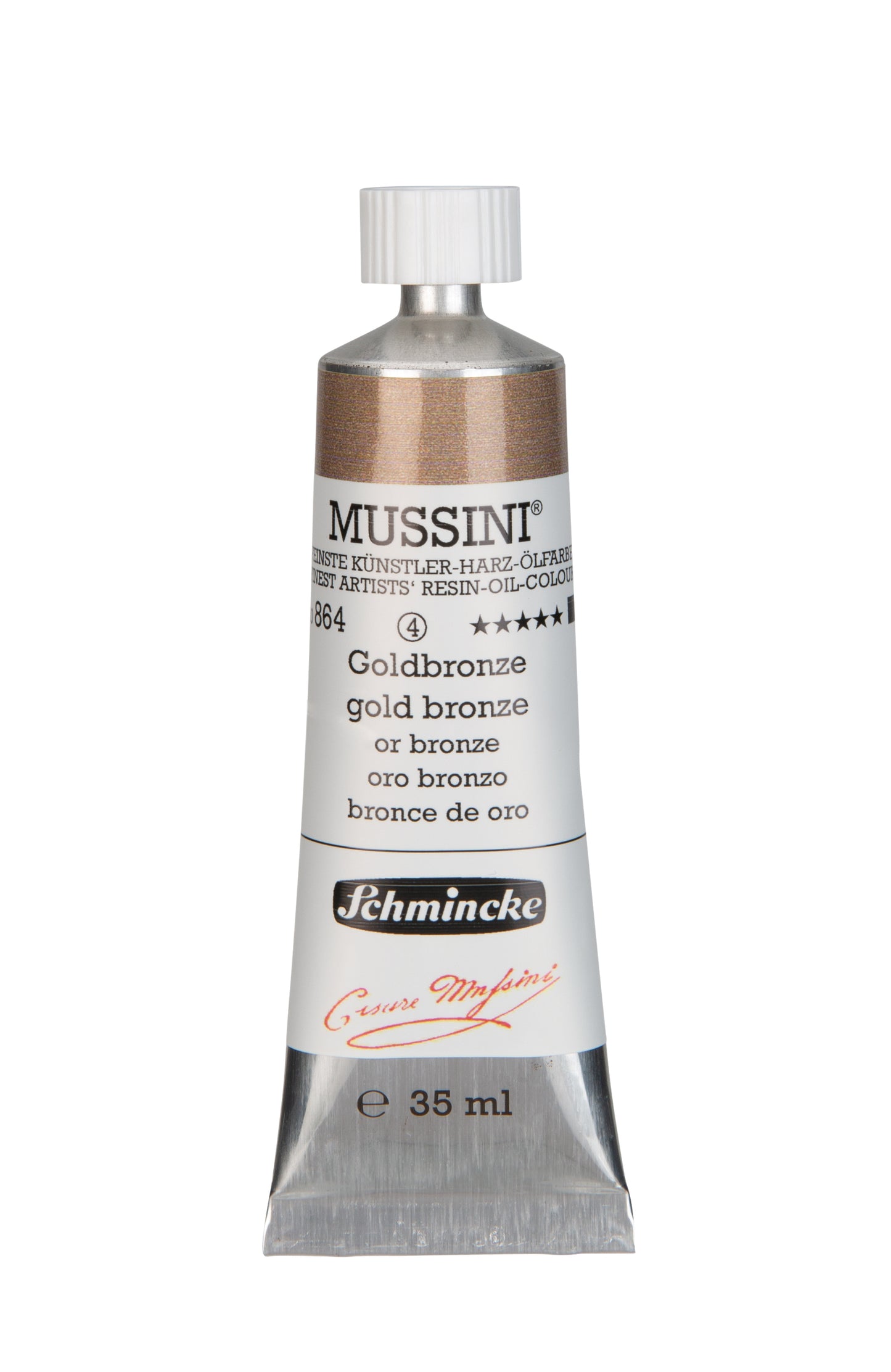 Schmincke Finest Artists’ Resin-Oil Colors. Mussini Series 10, Opaque and Semi-Opaque 35ml Tubes