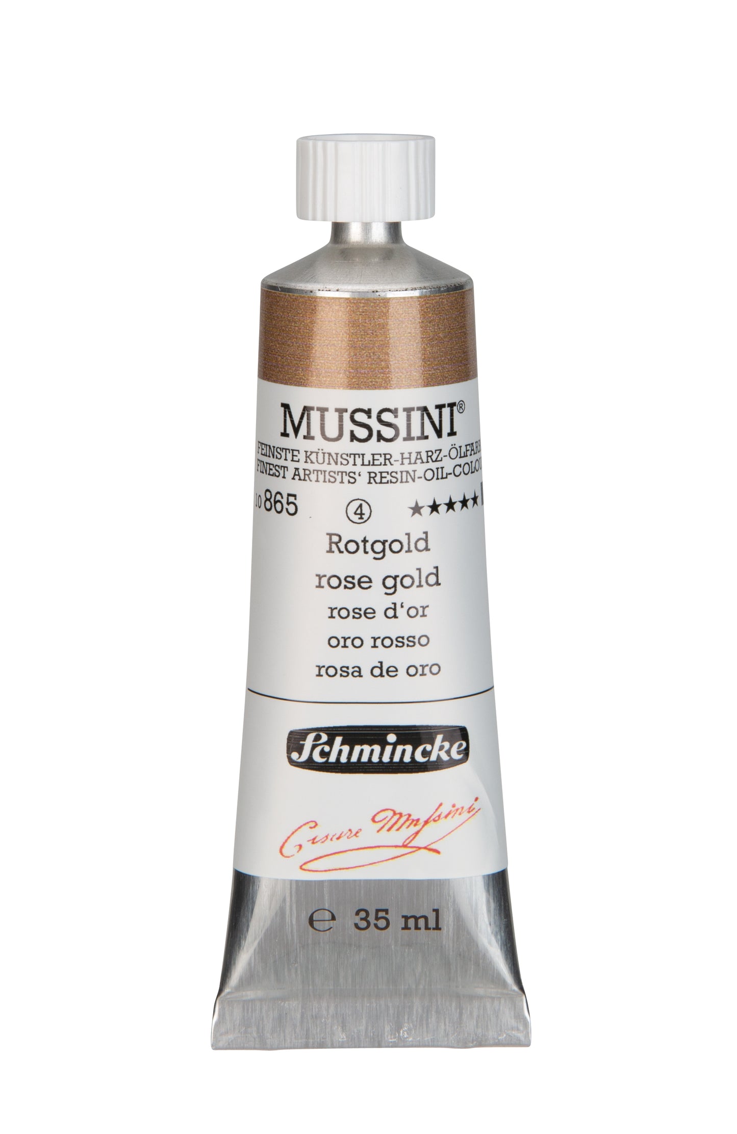 Schmincke Finest Artists’ Resin-Oil Colors. Mussini Series 10, Opaque and Semi-Opaque 35ml Tubes